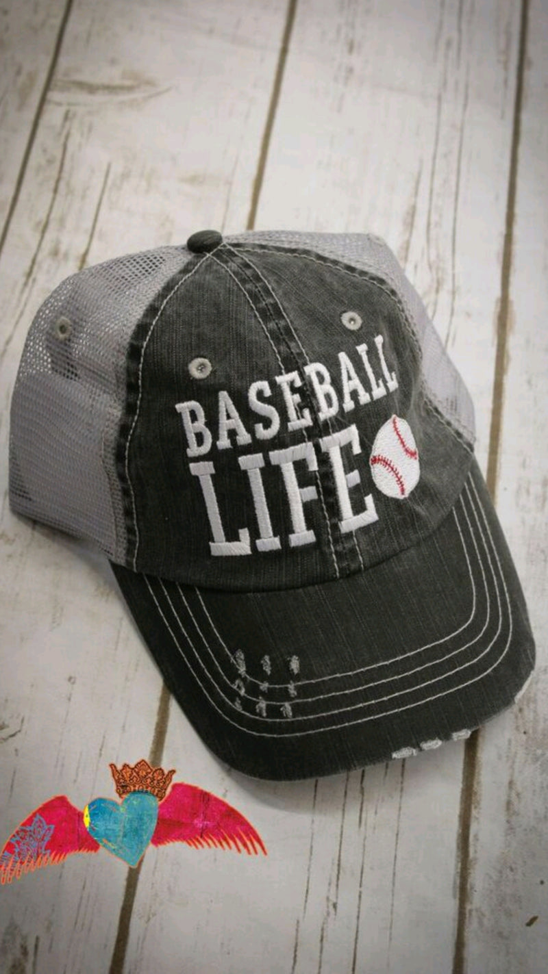Baseball Softball Life Ball Cap - Bless UR Heart Boutique