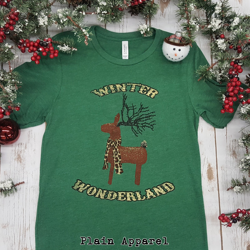 Winter Wonderland Reindeer CREW - Bless UR Heart Boutique