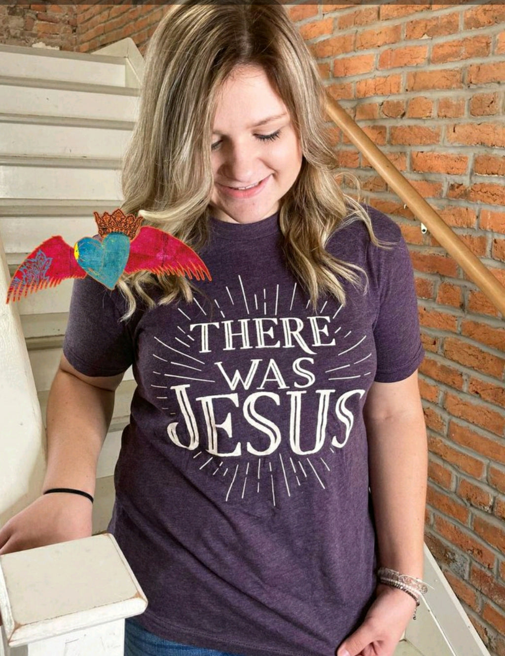 There Was Jesus Tee - Bless UR Heart Boutique