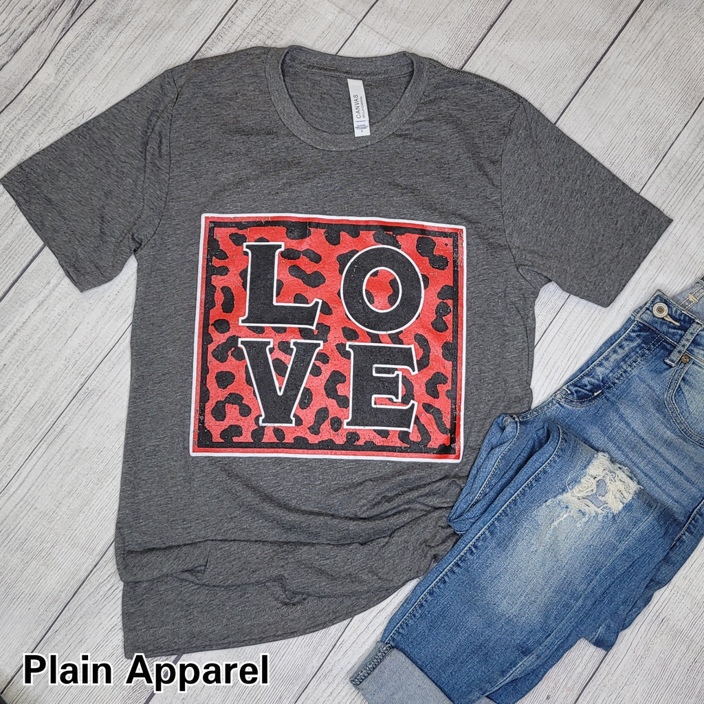 Leopard Love Square Tee