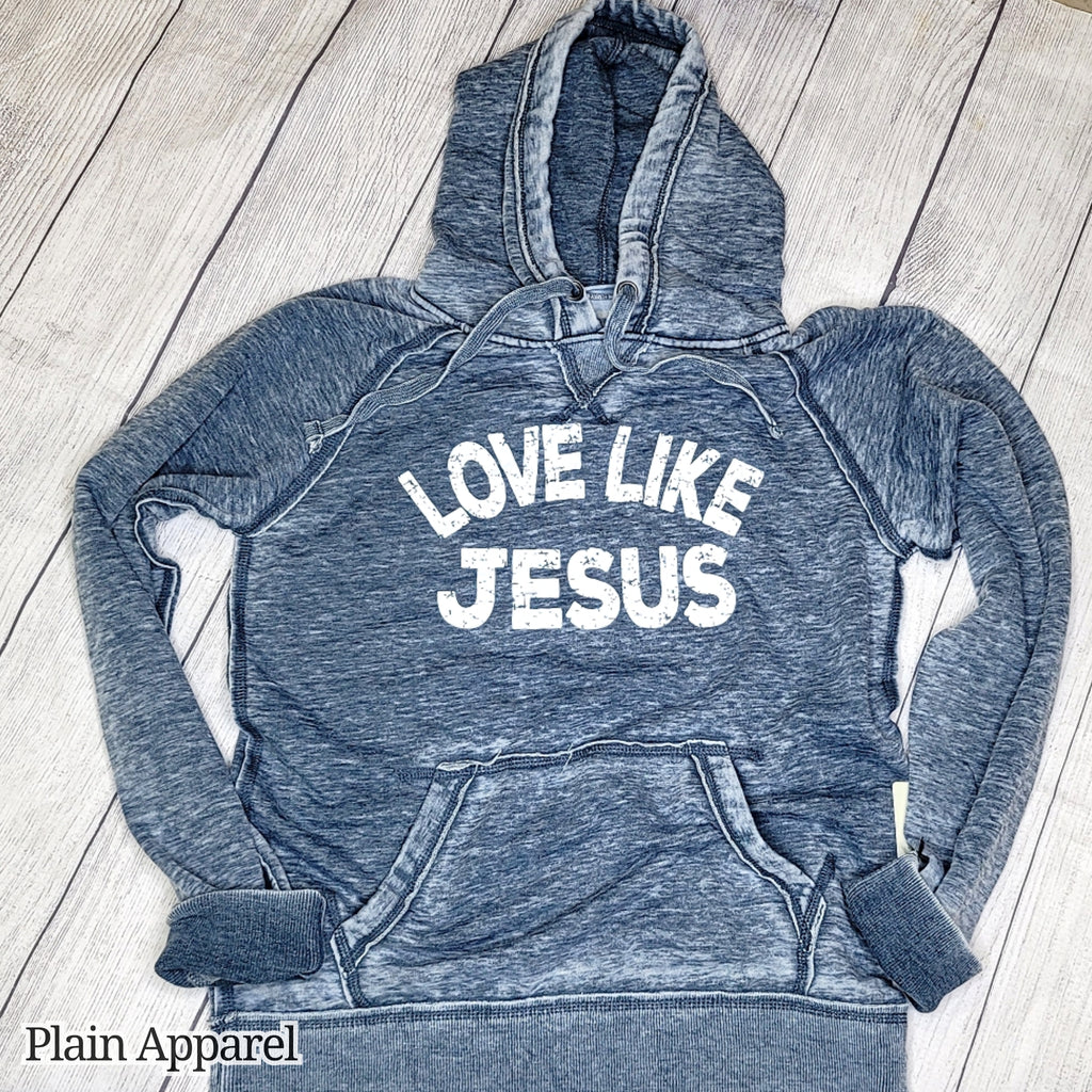 Love Like Jesus Vintage Hoodie