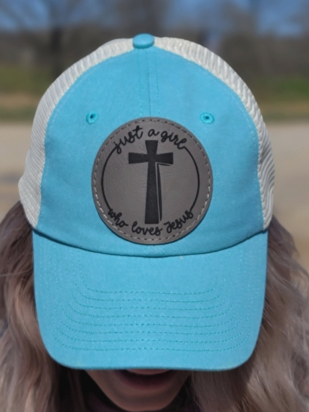 Just a Girl who Loves Jesus Patch Cap