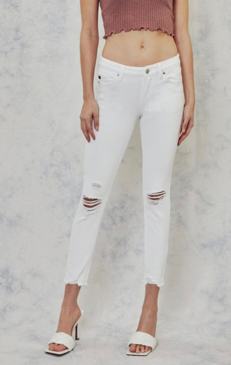 White KanCan Mid Rise Jeans PNT1003   ***FINAL SALE***