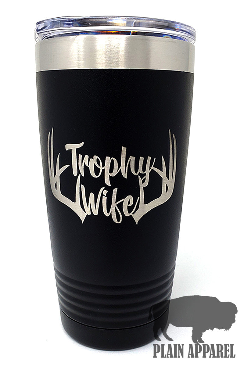 Trophy Wife Engraved Tumbler - Bless UR Heart Boutique