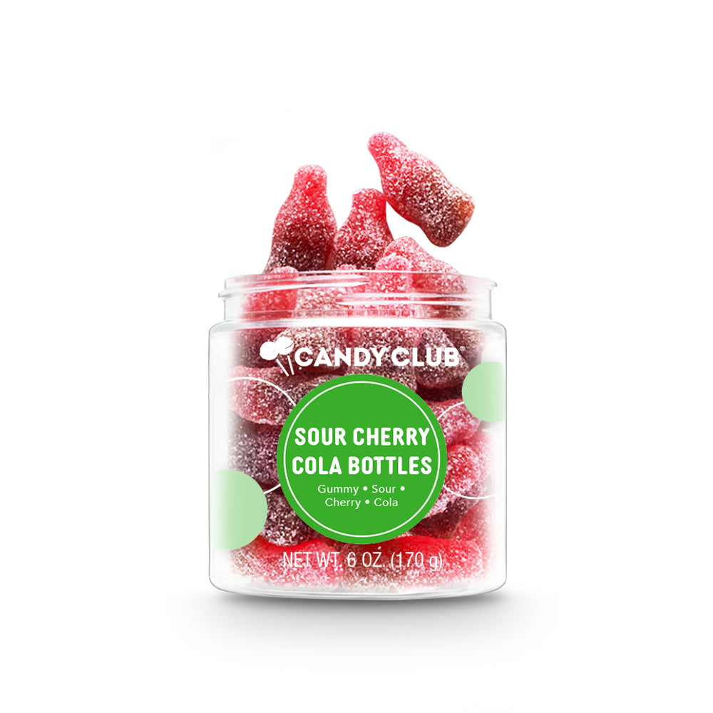 Sour Cherry Cola Bottles by Candy Club