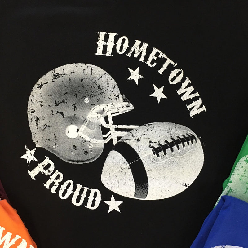 Football Hometown Proud V-Neck - Bless UR Heart Boutique