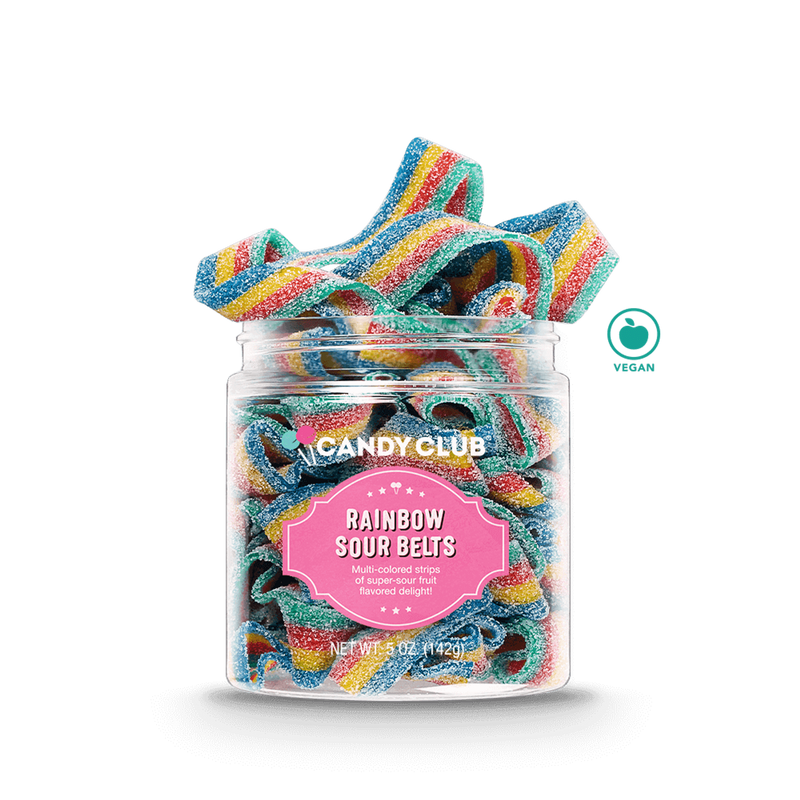 Rainbow Sour Belts by Candy Club