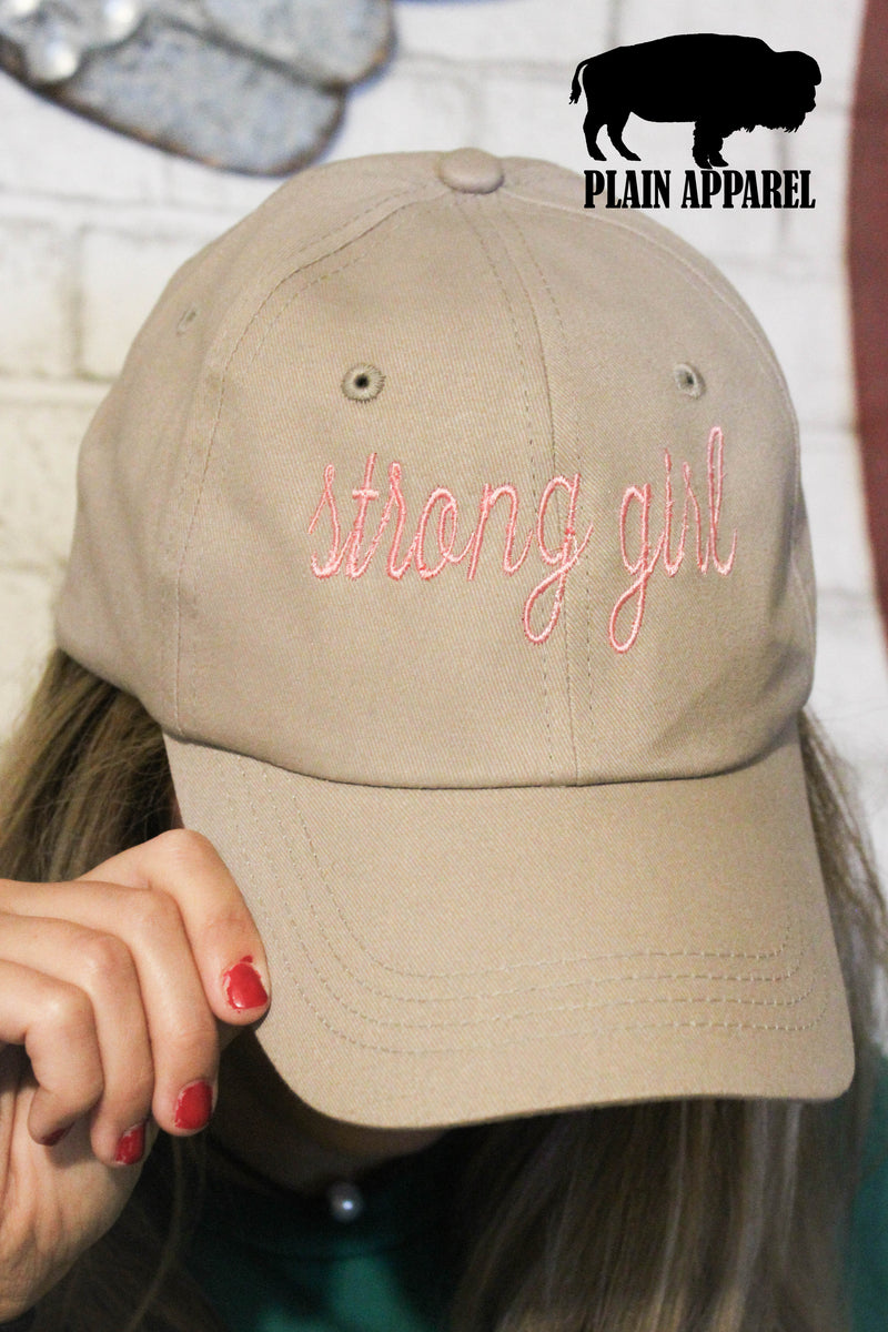 Strong Girl Ball Cap - Bless UR Heart Boutique