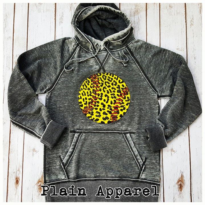 Softball Leopard Hoodie - Bless UR Heart Boutique