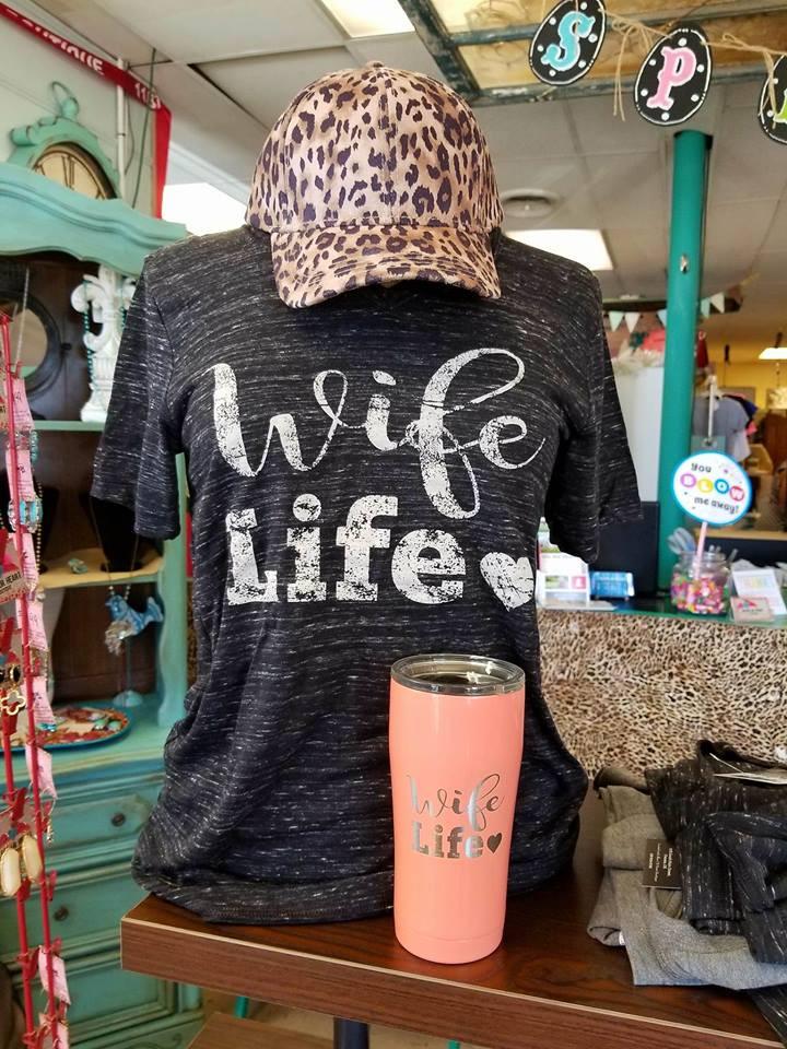 Wife Life Shirt & Cup Combo Set - Bless UR Heart Boutique